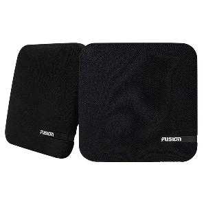 Fusion SM-F65CB SM Series 6.5" Shallow Mount Square Speakers - Black Cloth Grill - 100W