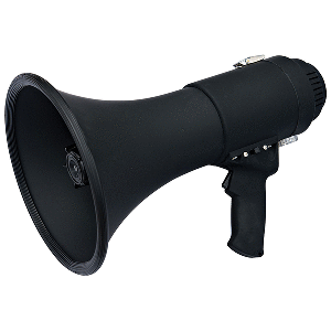 Speco All-Black Deluxe Megaphone with Siren - 15W