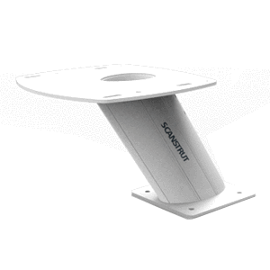 Scanstrut PowerTower 10" Aluminum Forward Leaning 2kW/4kW for Raymarine, Garmin & Navico BR24, 3G & 4G, APT-F-250-01