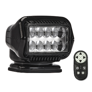 Golight Stryker ST Series Permanent Mount Black LED with Wireless Handheld Remote