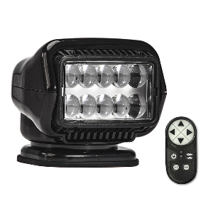 Golight Stryker ST Series Portable Magnetic Base Black LED with Wireless Handheld Remote