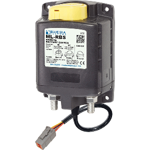 Blue Sea 7702100 ML Solenoid 24V 500A with Manual Control & Deutsch Connector