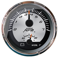 Faria Platinum 4" Multi-Function - Tachometer & Voltmeter 22016