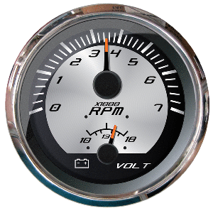 Faria Platinum 4" Multi-Function - Tachometer & Voltmeter 22016