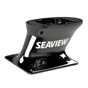 Seaview 5" Modular Mount Aft Raked 7x7 Base Top Plate Required - Black, PMA57M1BLK