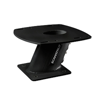 Scanstrut PowerTower 6" Aluminum 2kW/4kW Raymarine, Garmin, Navico BR24/3G/4G Radomes Aft Lean - Black, APT-150-01-BLK