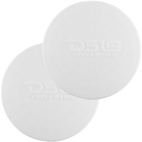DS18 Silicone Marine Speaker Cover for 6.5" Speakers - White