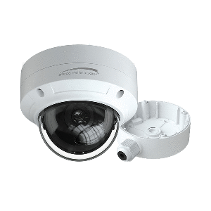 Speco 4MP H.265 AI Dome IP Camera with IR 2.8mm Fixed Lens - White Housing with Included Junction Box (Power Over Ethernet)