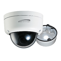 Speco 2MP Ultra Intesifier IP Dome Camera 3.6mm Lens - White Housing with Removable Black Cover & Included Junction Box