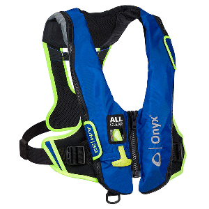 Onyx Impulse A/M-24 All Clear Auto/Manual Inflatable Life Jacket - Blue