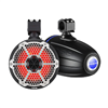 DS18 Hydro 6.5" Neodymium Wakeboard Speakers with 1" Driver and RGB LED Lights - 450W - Black