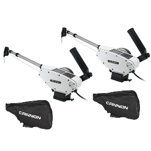 Cannon Optimum 10 Tournament Series (TS) BT Electric Downrigger 2-Pack with Black Covers