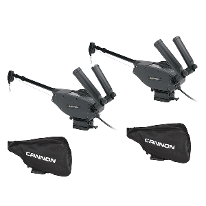 Cannon Optimum 10 BT Electric Downrigger 2-Pack with Black Covers