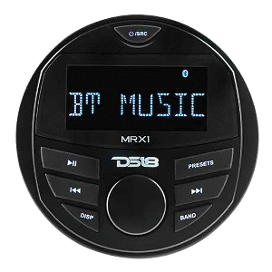 DS18 Marine Stereo with AM/FM/BT- 1 Zone