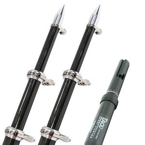 TACO 20' Carbon Fiber Twist & Lock Outrigger Poles for GS-450, GS-500 & GS-1000 Bases - Black