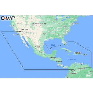 C-MAP M-NA-Y205-MS Central America & Caribbean REVEAL Coastal Chart