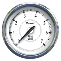 Faria Newport SS 4" Tachometer for Gas Outboard - 7000 RPM