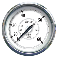 Faria Newport SS 4" Speedometer - 0 to 60 MPH