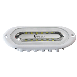 Shadow-Caster SCM-SL Series Flush Mount Spreader Light - White Housing - Full-Color