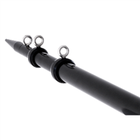 Tigress XD Telescoping Aluminum Center Outrigger Pole - 12" - Black