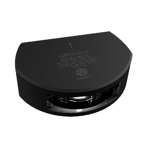 Lopolight 135deg Stern Light with 6M Cable - 2nm - Black Housing - Single - Vertical Mount 301-006-B-6M