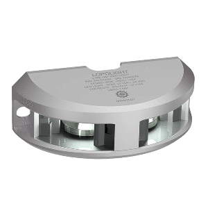 Lopolight Series 200-024 - Navigation Light - 2NM - Vertical Mount - White - Silver Housing 200-024G2