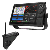 Garmin GPSMAP 1222 Keyed Networking Chartplotter Non-Touch Panoptix Livescope Bundle