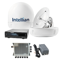 Intellian i6 All-Americas TV Antenna System & SWM-30 Kit ( Truck Freight)