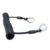 Tigress Heavy-Duty Coiled Safety Tether - 1200lbs