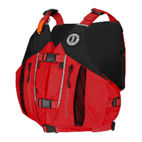 Mustang Solaris Foam Vest - Red/Black, MV807NMS-123