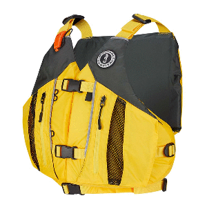 Mustang Solaris Foam Vest - Yellow/Grey, MV807NMS-222