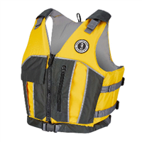 Mustang Reflex Foam Vest - Yellow/Grey, MV7020-222