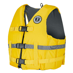 Mustang Livery Foam Vest - Yellow, MV701DMS-25-XS/S-216