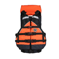 Mustang Explorer V Foam Vest - Orange/Black - Adult Universal, MV9080-33-0-253