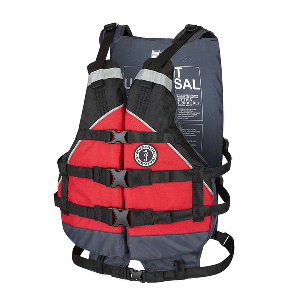 Mustang Youth Canyon V Foam Vest - Red/Black - 50-90lbs, MV9070-123-0-253