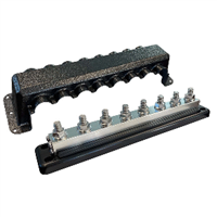 Victron Busbar 600A 8P & Cover 8X 3/8" Plus 8X M8 Terminals