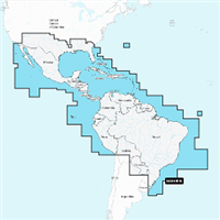 Navionics+ NASA004L Mexico, Caribbean to Brazil - MicroSD Card