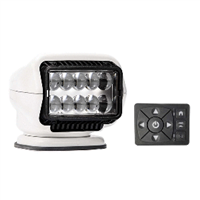 Golight Stryker ST Series Permanent Mount White 12V LED with Hard Wired Dash Mount Remote