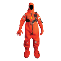 Mustang Neoprene Cold Water Immersion Suit with Harness - Child - Red