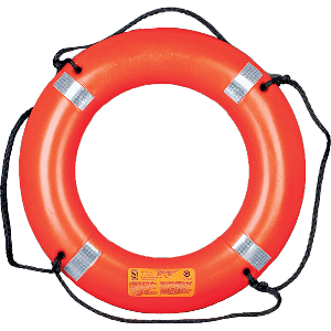 Mustang 30" Ring Buoy with Reflective Tape - Orange MRD030-2-0-311