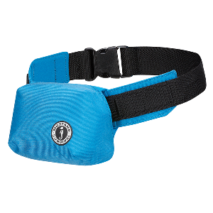 Mustang Minimalist Manual Inflatable Belt Pack - Azure Blue, MD3070-268-0-202