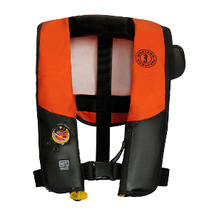 Mustang HIT Inflatable PFD for Law Enforcement Orange - Black, MD3183LE-33-0-101