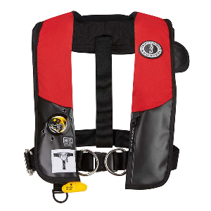 Mustang HIT Hydrostatic Inflatable PFD with Harness - Red/Black, MD318402-123-0-202