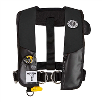 Mustang HIT Hydrostatic Inflatable Automatic PFD with Harness - Black, MD318402-13-0-202