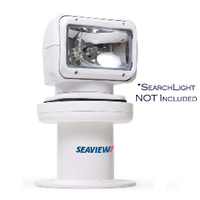 Seaview 6.38" Vertical Searchlight & Thermal Camera Mount with 8" Round Base Plate