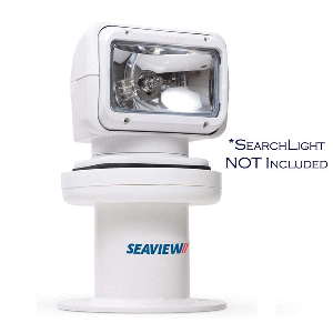 Seaview 6.38" Vertical Searchlight & Thermal Camera Mount with 8" Round Base Plate