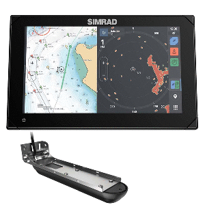 Simrad NSX 3009 9" Combo Chartplotter & Fishfinder with Active Imaging 3-in-1 Transducer