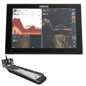Simrad NSX 3012 12" Combo Chartplotter & Fishfinder with Active Imaging 3-in-1 Transducer, 000-15367-001