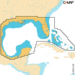 C-MAP REVEAL X - Gulf of Mexico & Bahamas, M-NA-T-204-R-MS
