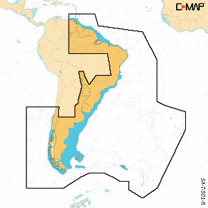 C-MAP REVEAL X - Gulf of Paria to Cape Horn, M-SA-T-501-R-MS